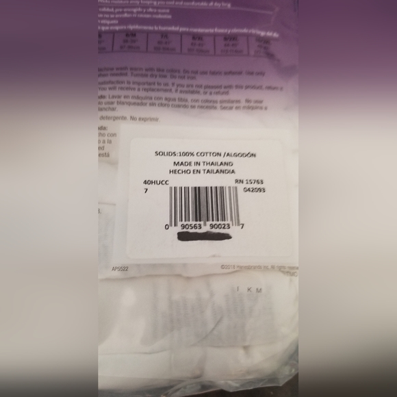 Womens Hanes Brief Cotton - Picture 3 of 4